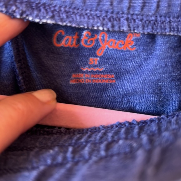 Kids Denim Jogger Pants - Picture 3 of 4